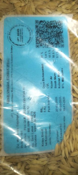 YUK KENALI, Empat Kelas Benih Tanaman Padi